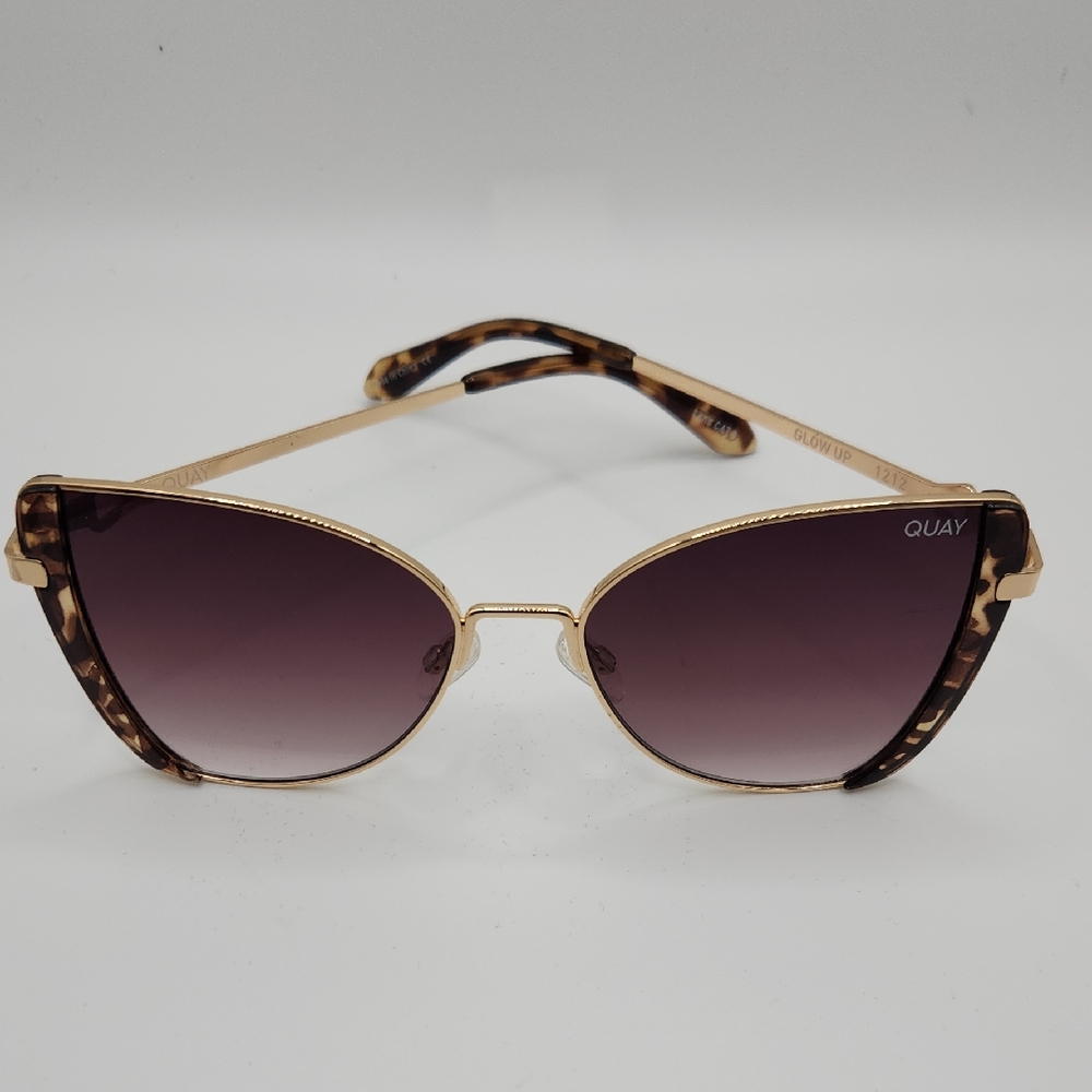 Quay Australia Gold and Tortoise Sunglasses